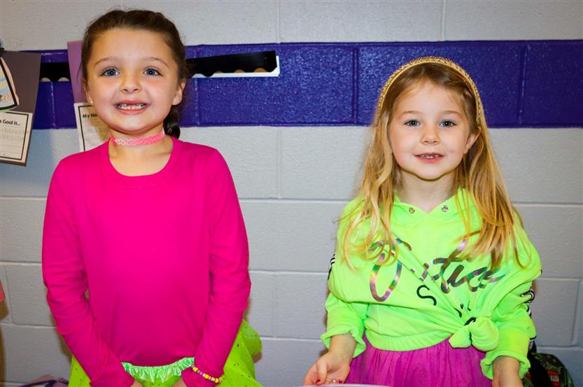 Students celebrate the 100th day of school